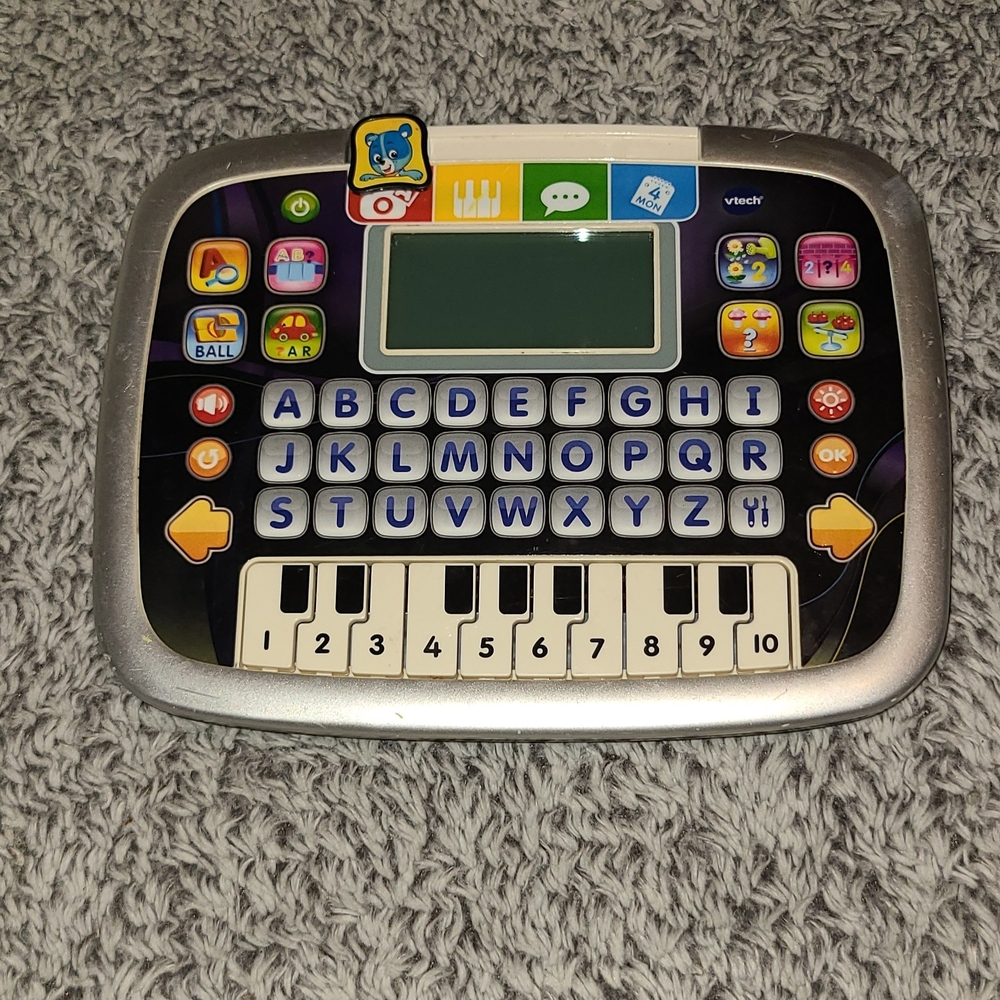 V TECH 1394 Piano Alphabet Little App Tablet Educational Learning Toy Tested